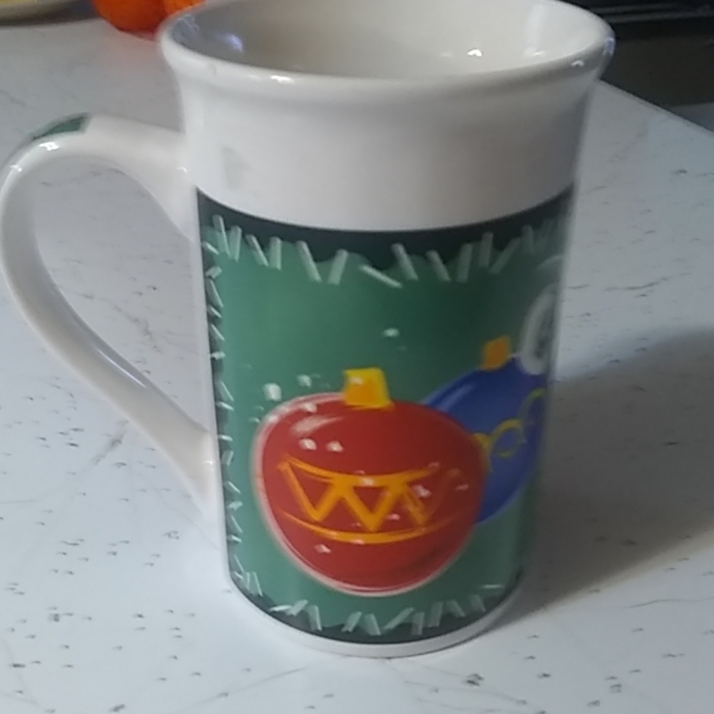 Tall holiday mug